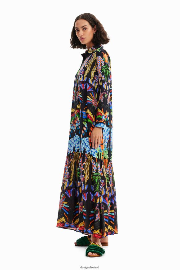 Desigual Women Stella Jean maxi shirt dress Clothing PFVZ0B20