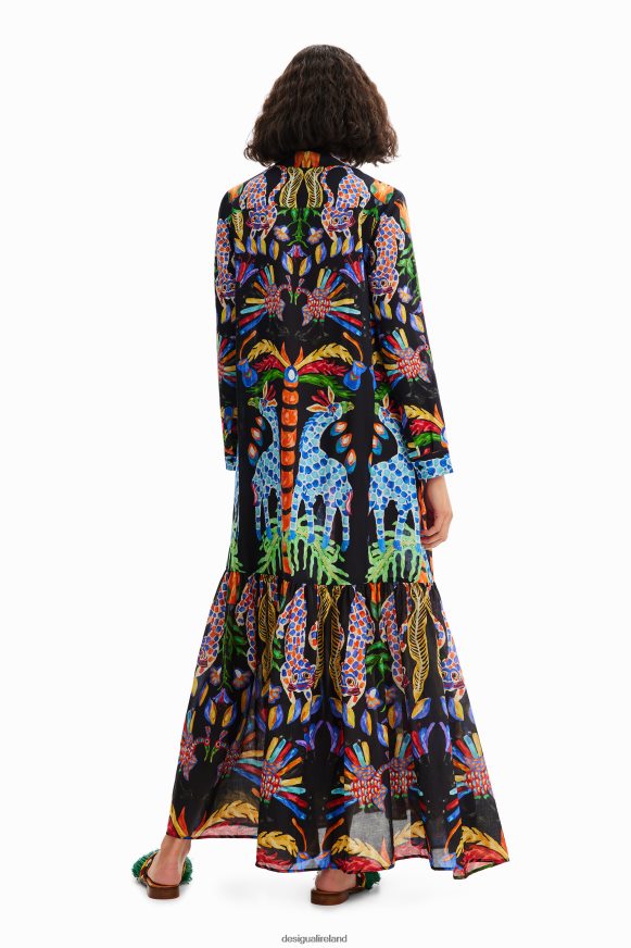 Desigual Women Stella Jean maxi shirt dress Clothing PFVZ0B20