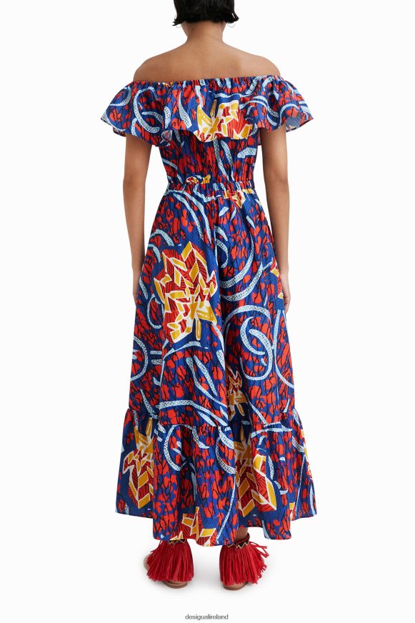 Desigual Women Stella Jean ruffled midi dress Clothing PFVZ0B890