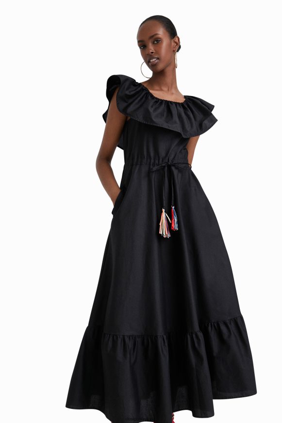 Desigual Women Stella Jean ruffled midi dress Clothing PFVZ0B934