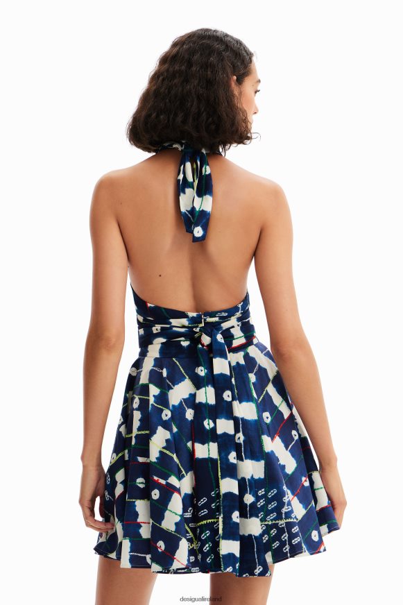 Desigual Women Stella Jean short halter dress Clothing PFVZ0B357
