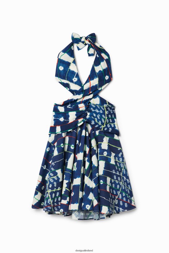 Desigual Women Stella Jean short halter dress Clothing PFVZ0B357