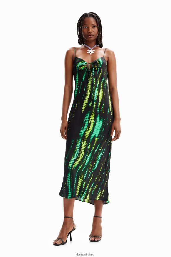 Desigual Women Tie-dye midi dress Clothing PFVZ0B19