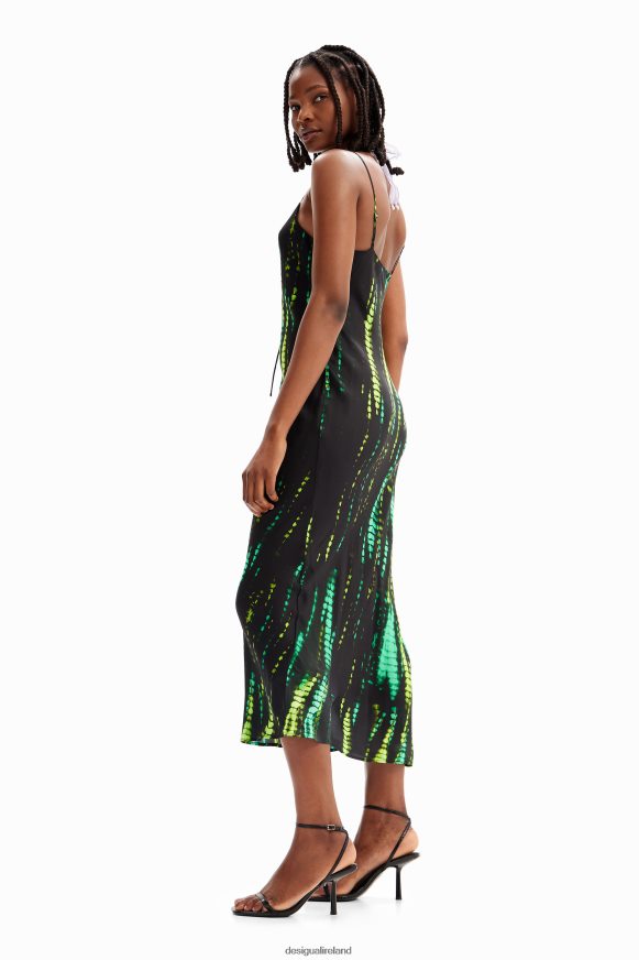 Desigual Women Tie-dye midi dress Clothing PFVZ0B19