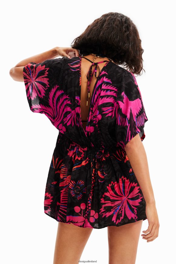 Desigual Women Tropical tunic dress Clothing PFVZ0B358