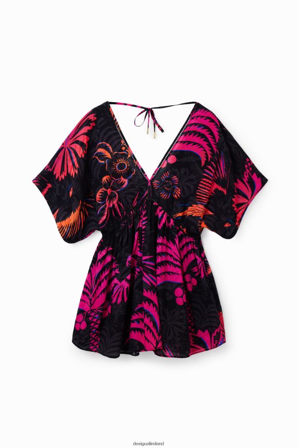 Desigual Women Tropical tunic dress Clothing PFVZ0B358
