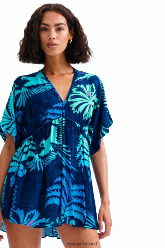 Desigual Women Tropical tunic dress Clothing PFVZ0B968