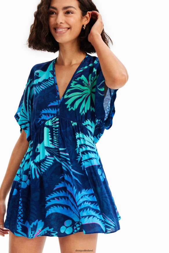 Desigual Women Tropical tunic dress Clothing PFVZ0B968