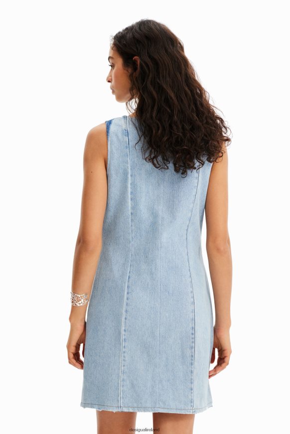 Desigual Women Upcycled denim pinafore Clothing PFVZ0B987