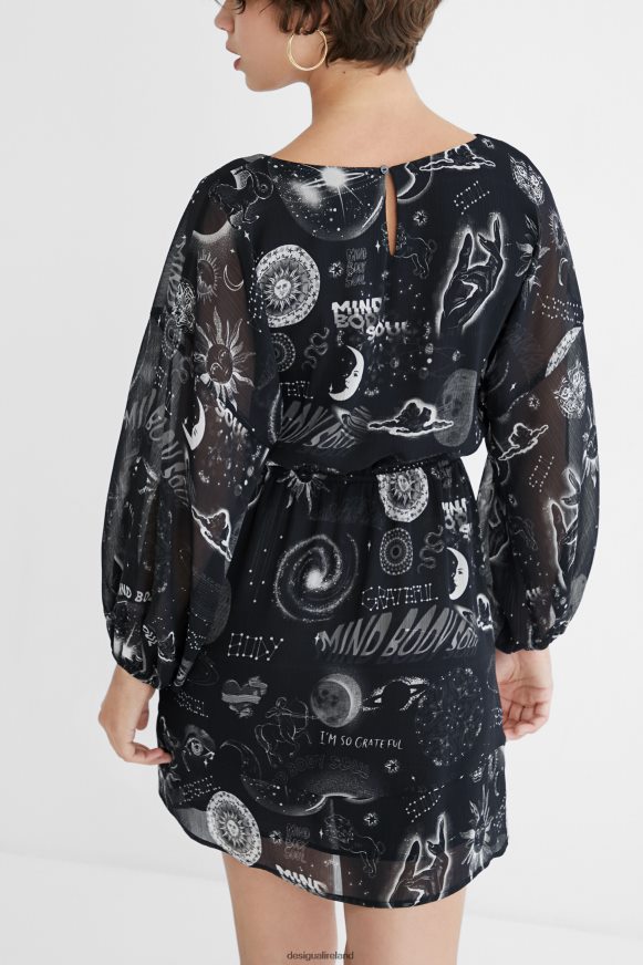 Desigual Women Viscose print dress Clothing PFVZ0B1072
