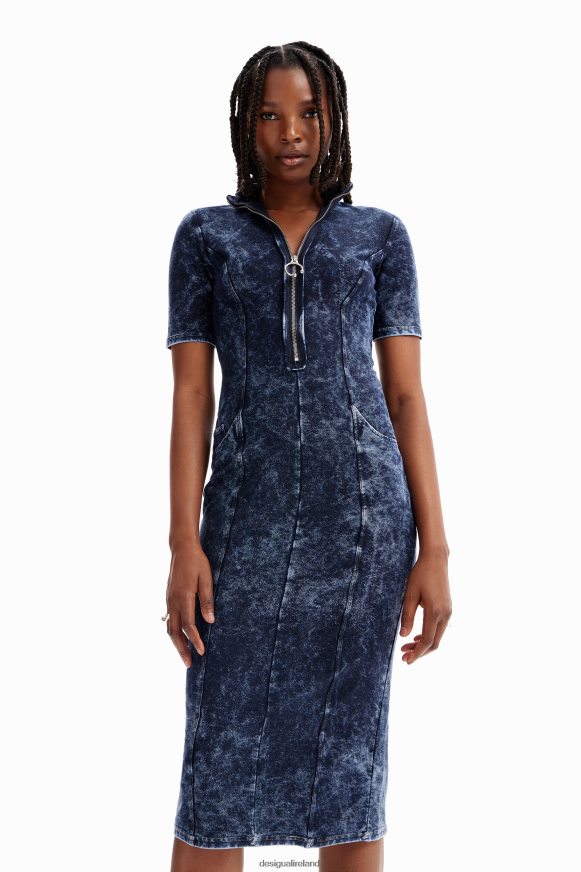 Desigual Women Zip midi dress Clothing PFVZ0B1143