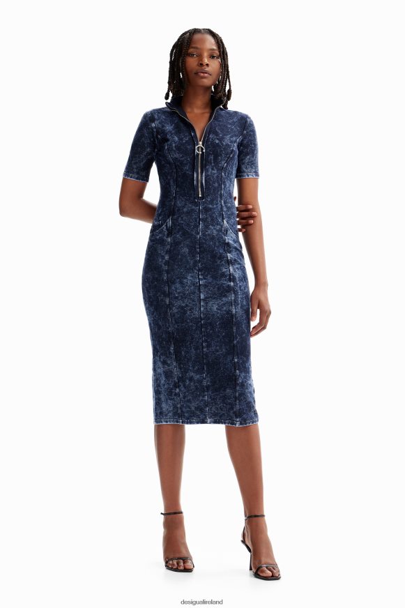 Desigual Women Zip midi dress Clothing PFVZ0B1143