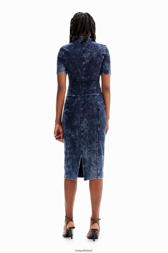 Desigual Women Zip midi dress Clothing PFVZ0B1143