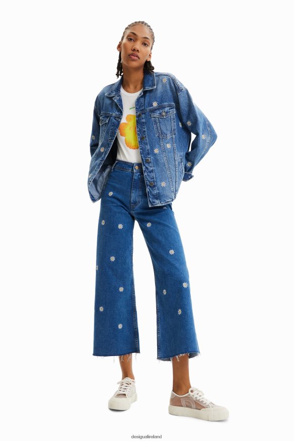 Desigual Women Daisy denim jacket Clothing PFVZ0B742