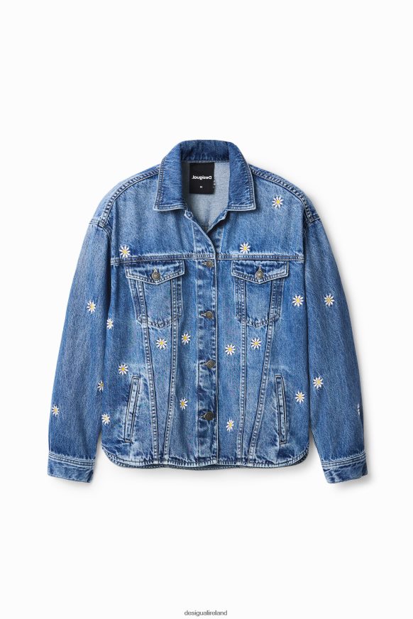 Desigual Women Daisy denim jacket Clothing PFVZ0B742