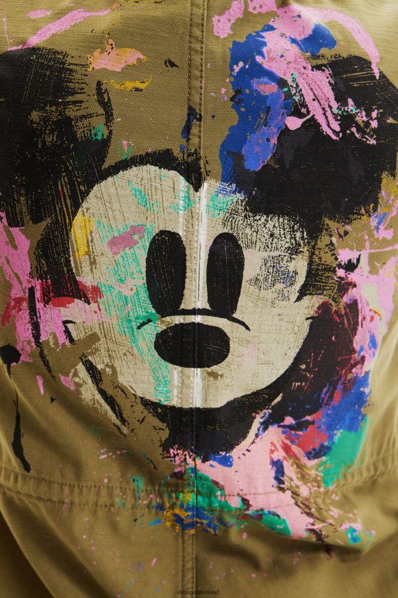 Desigual Women Disney's Mickey Mouse parka jacket Clothing PFVZ0B58