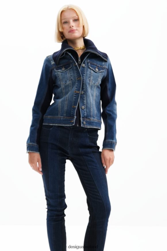 Desigual Women Hybrid denim jacket Clothing PFVZ0B827