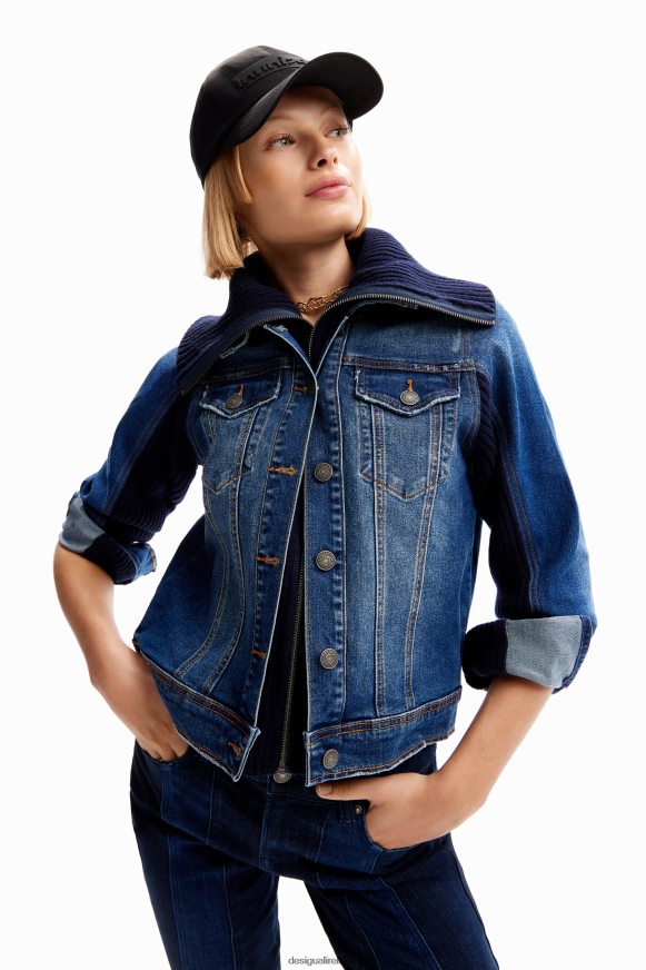 Desigual Women Hybrid denim jacket Clothing PFVZ0B827
