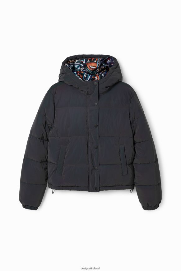 Desigual Women Iridescent padded short jacket Clothing PFVZ0B660
