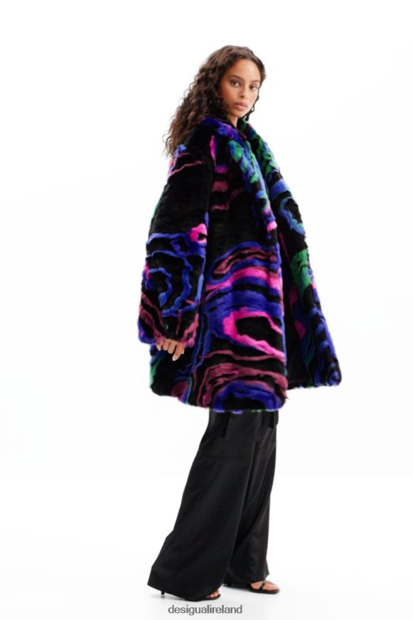 Desigual Women M. Christian Lacroix fur-effect coat Clothing PFVZ0B134