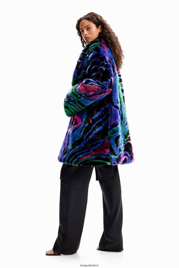 Desigual Women M. Christian Lacroix fur-effect coat Clothing PFVZ0B134