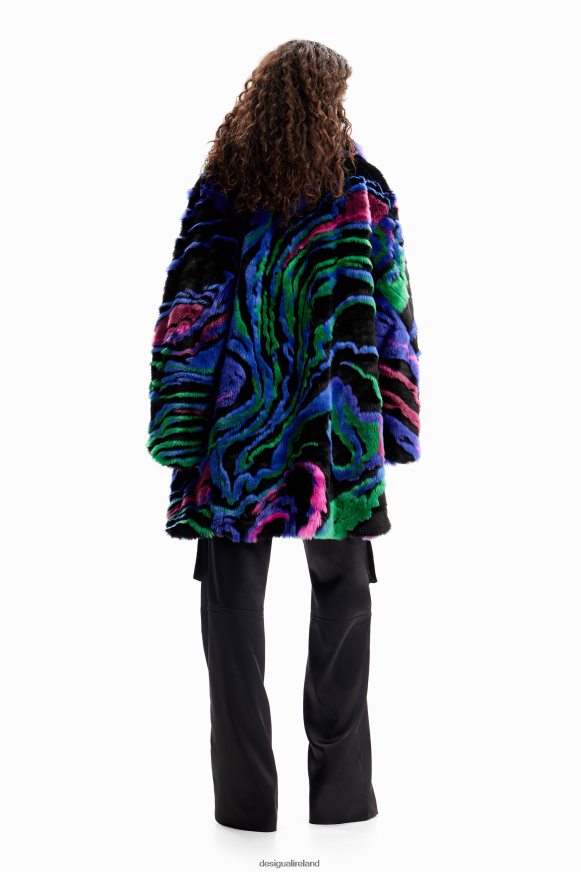 Desigual Women M. Christian Lacroix fur-effect coat Clothing PFVZ0B134