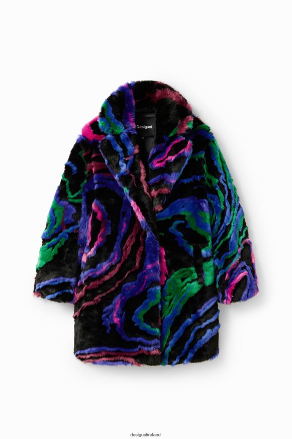 Desigual Women M. Christian Lacroix fur-effect coat Clothing PFVZ0B134