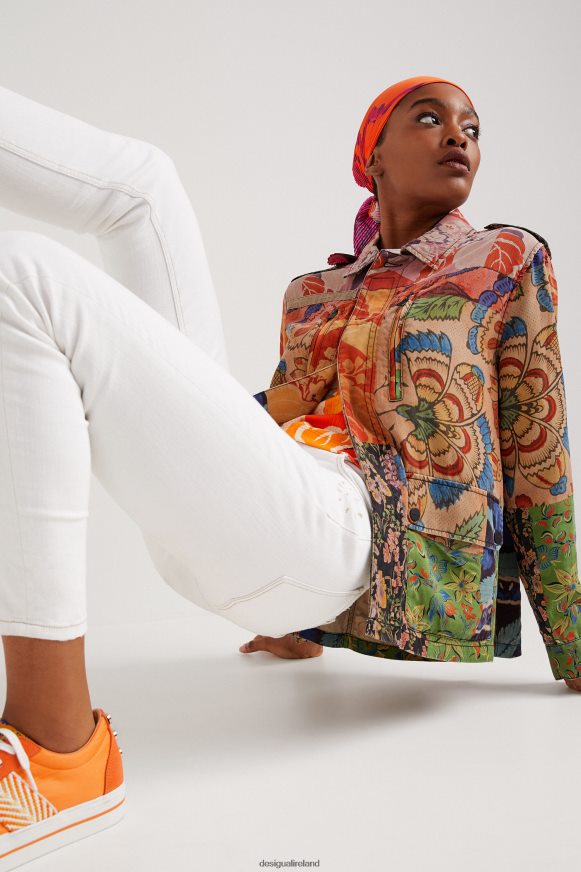 Desigual Women M. Christian Lacroix tropical patchwork jacket Clothing PFVZ0B929