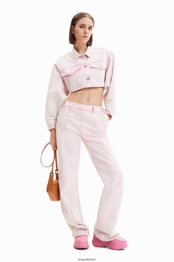 Desigual Women Maitrepierre cropped denim jacket Clothing PFVZ0B771