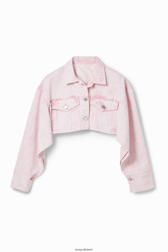 Desigual Women Maitrepierre cropped denim jacket Clothing PFVZ0B771