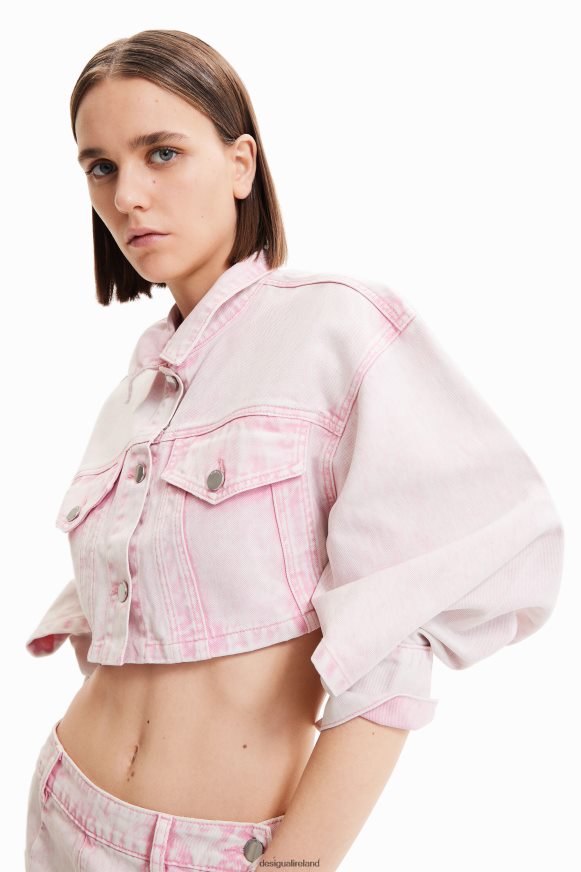 Desigual Women Maitrepierre cropped denim jacket Clothing PFVZ0B771
