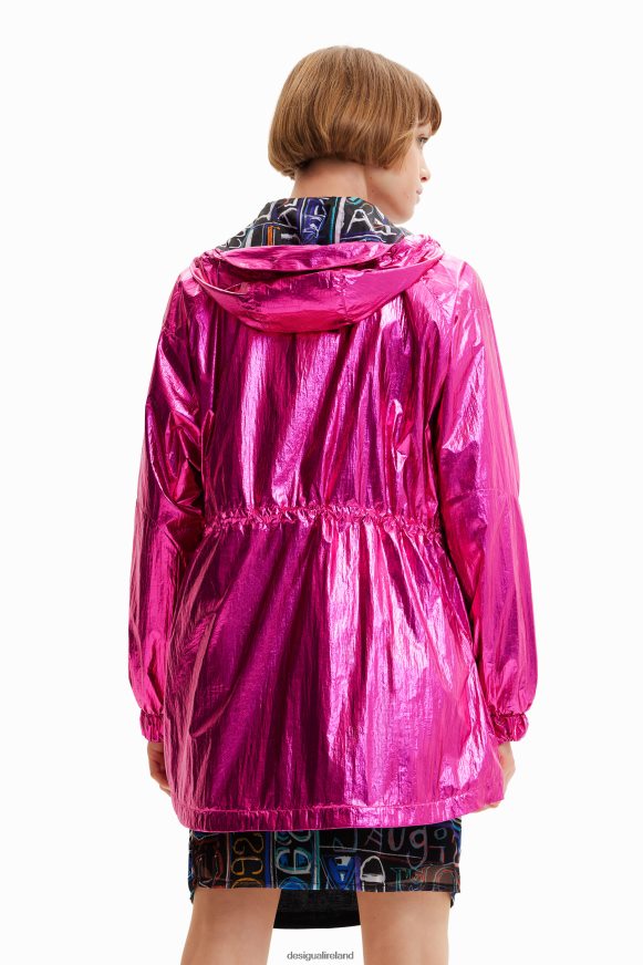 Desigual Women Metallic hooded parka Clothing PFVZ0B436