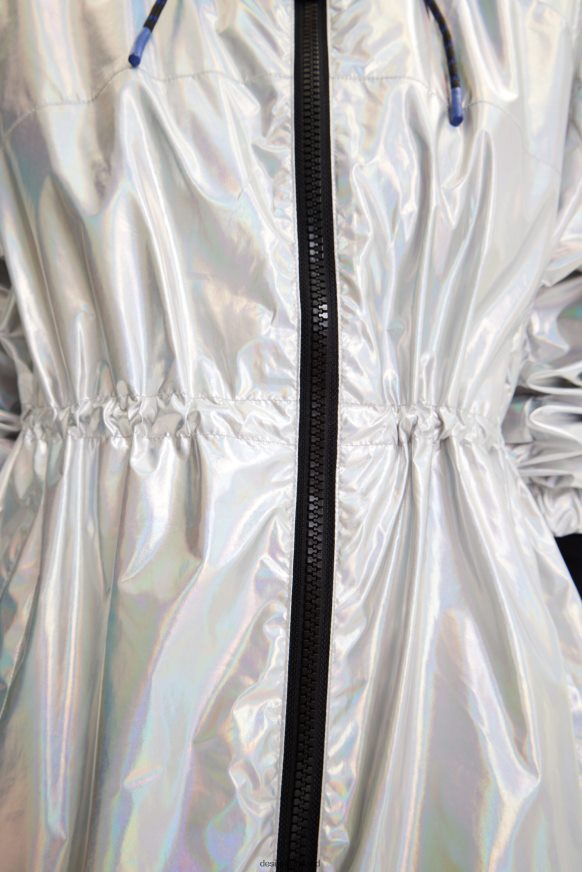 Desigual Women Metallic hooded parka Clothing PFVZ0B447