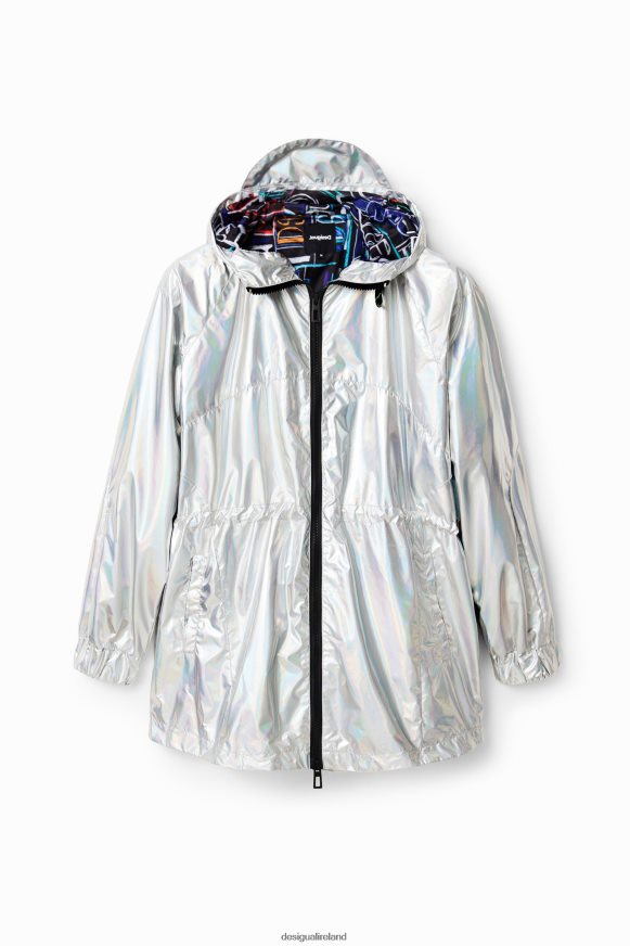 Desigual Women Metallic hooded parka Clothing PFVZ0B447
