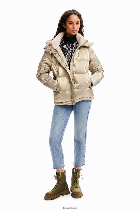 Desigual Women Metallic padded jacket Clothing PFVZ0B213