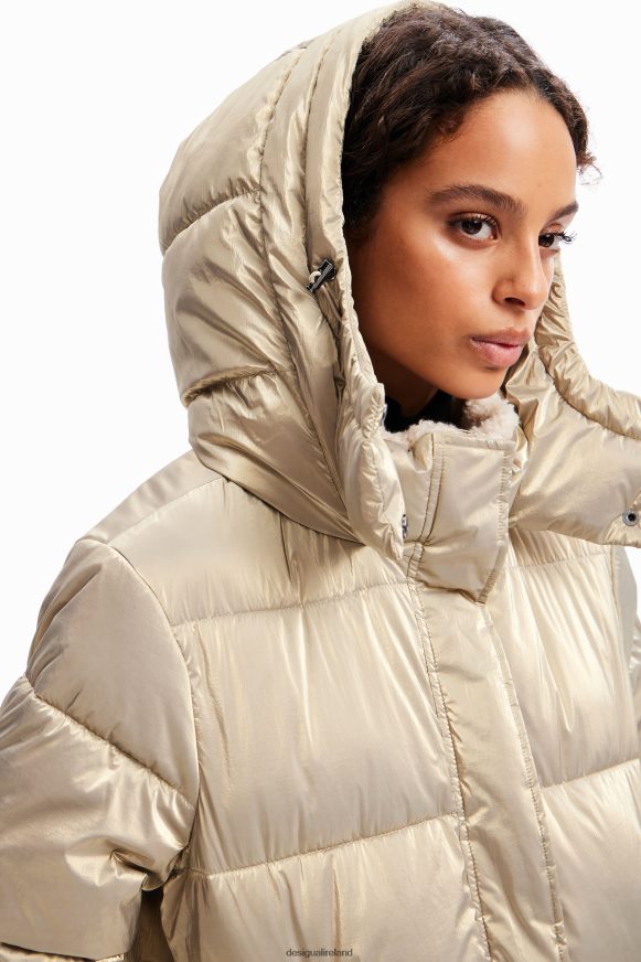 Desigual Women Metallic padded jacket Clothing PFVZ0B213