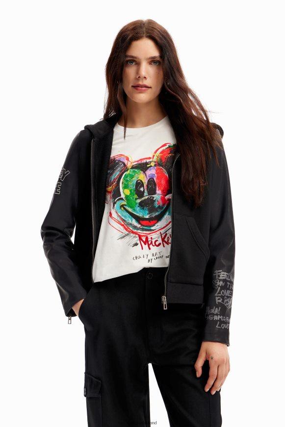 Desigual Women Mickey Mouse combination jacket Clothing PFVZ0B219
