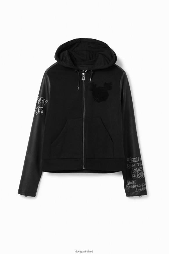 Desigual Women Mickey Mouse combination jacket Clothing PFVZ0B219