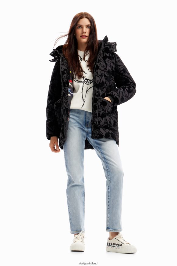 Desigual Women Mickey Mouse quilted coat Clothing PFVZ0B190