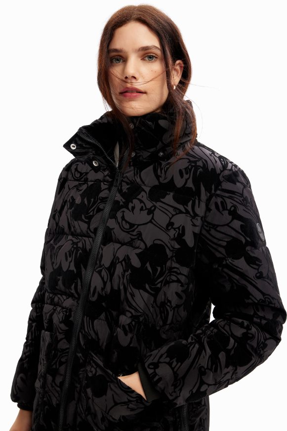 Desigual Women Mickey Mouse quilted coat Clothing PFVZ0B190