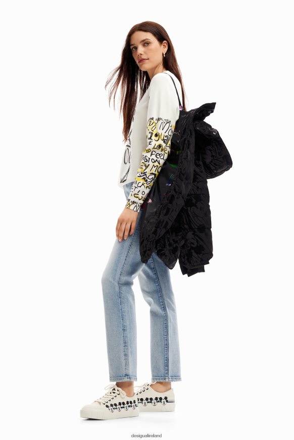 Desigual Women Mickey Mouse quilted coat Clothing PFVZ0B190