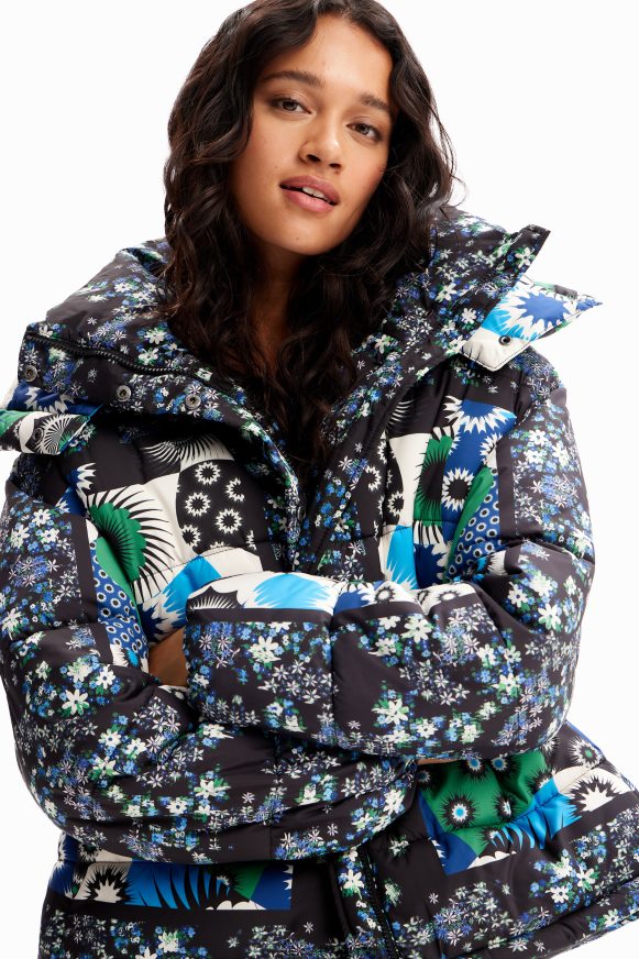 Desigual Women Padded patchwork jacket Clothing PFVZ0B149