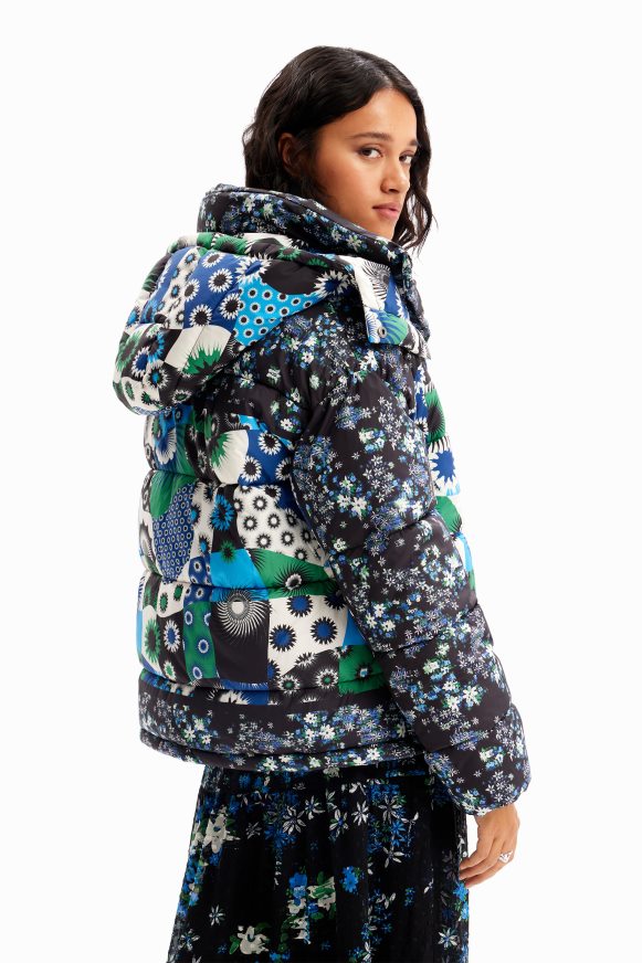 Desigual Women Padded patchwork jacket Clothing PFVZ0B149