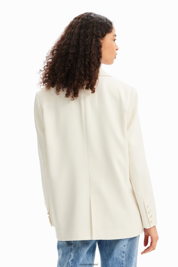 Desigual Women Plain textured blazer Clothing PFVZ0B923