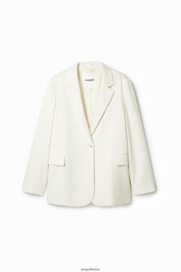 Desigual Women Plain textured blazer Clothing PFVZ0B923