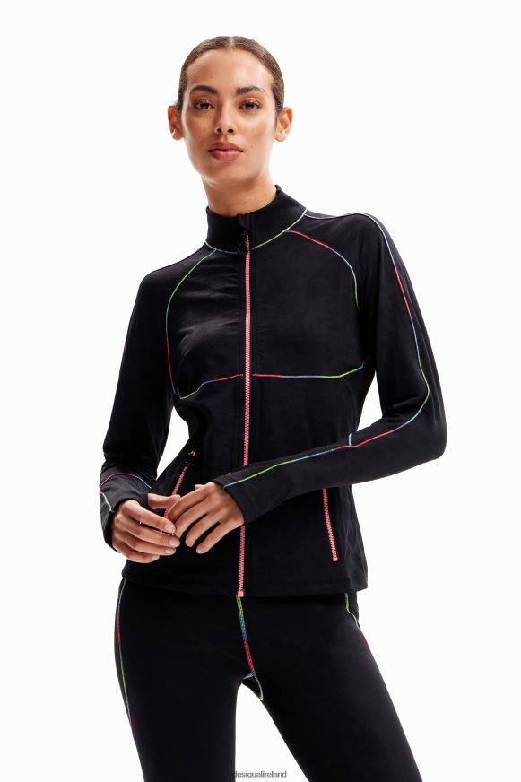 Desigual Women Seams sporty jacket Clothing PFVZ0B277