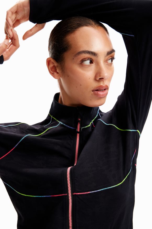 Desigual Women Seams sporty jacket Clothing PFVZ0B277