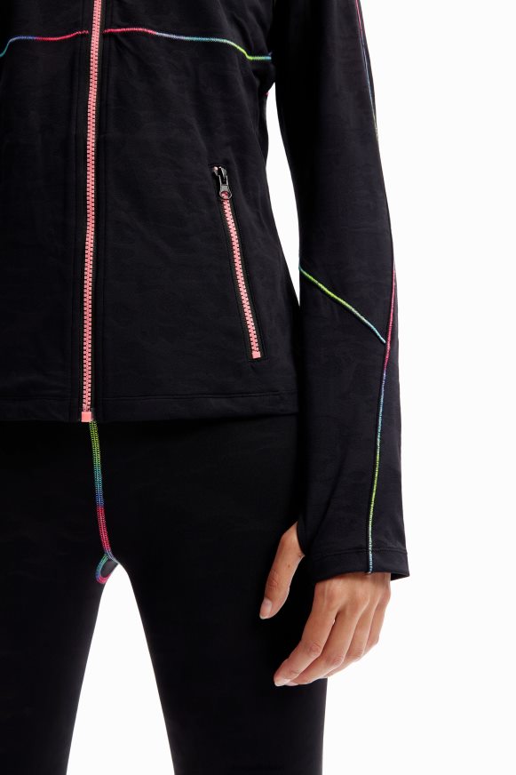 Desigual Women Seams sporty jacket Clothing PFVZ0B277