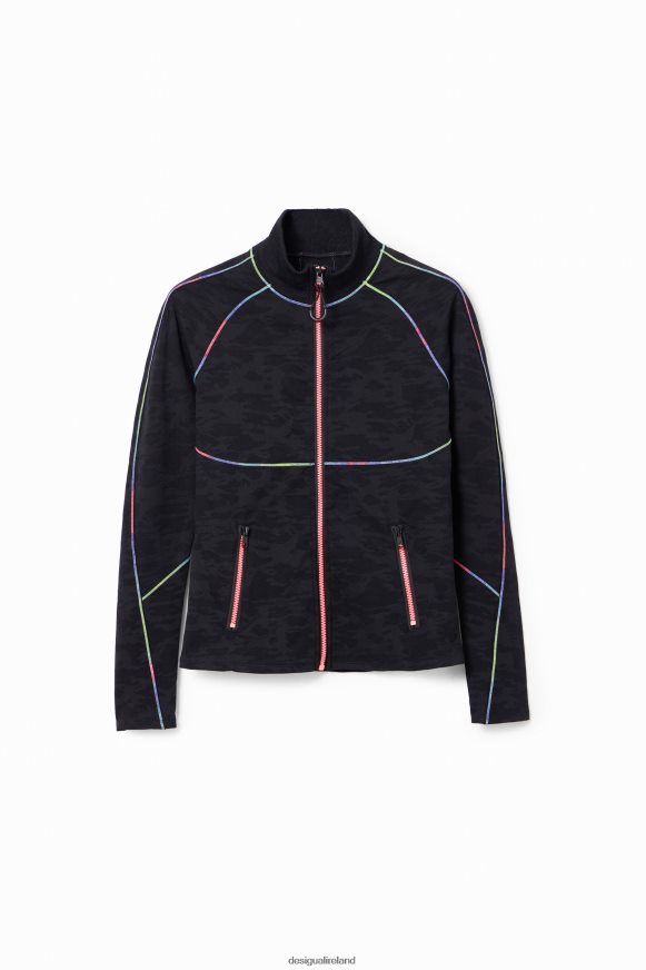 Desigual Women Seams sporty jacket Clothing PFVZ0B277