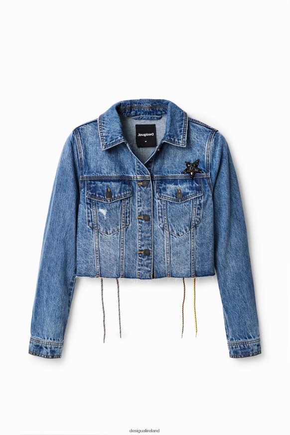 Desigual Women Short Power denim jacket Clothing PFVZ0B720